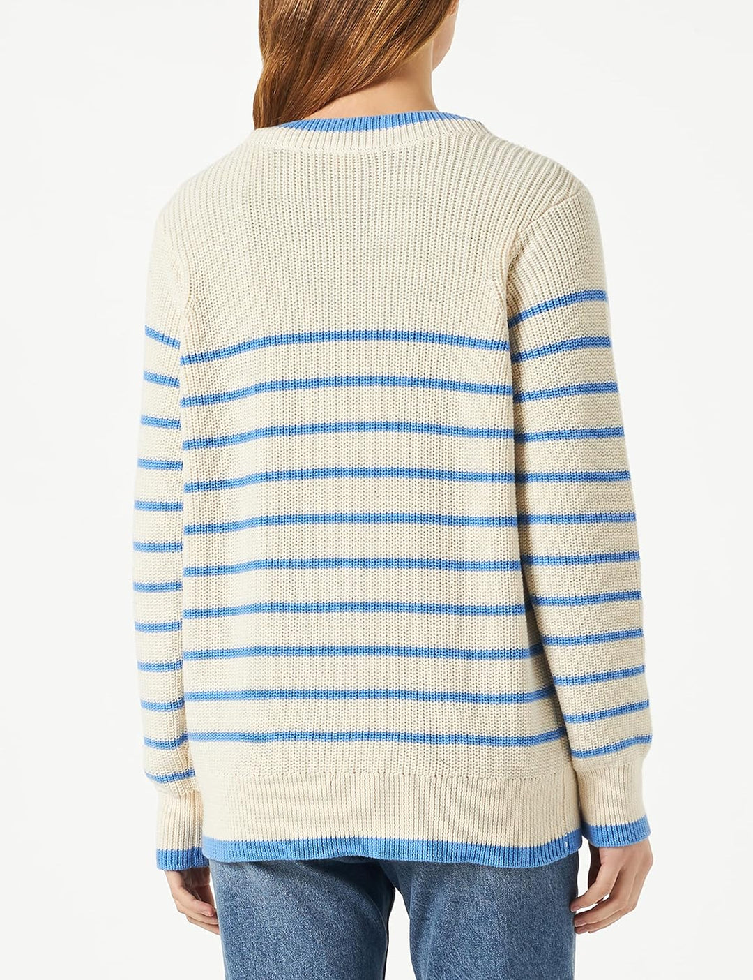 SOYACONCEPT Damen Strickjacke, Hellblau Kombi