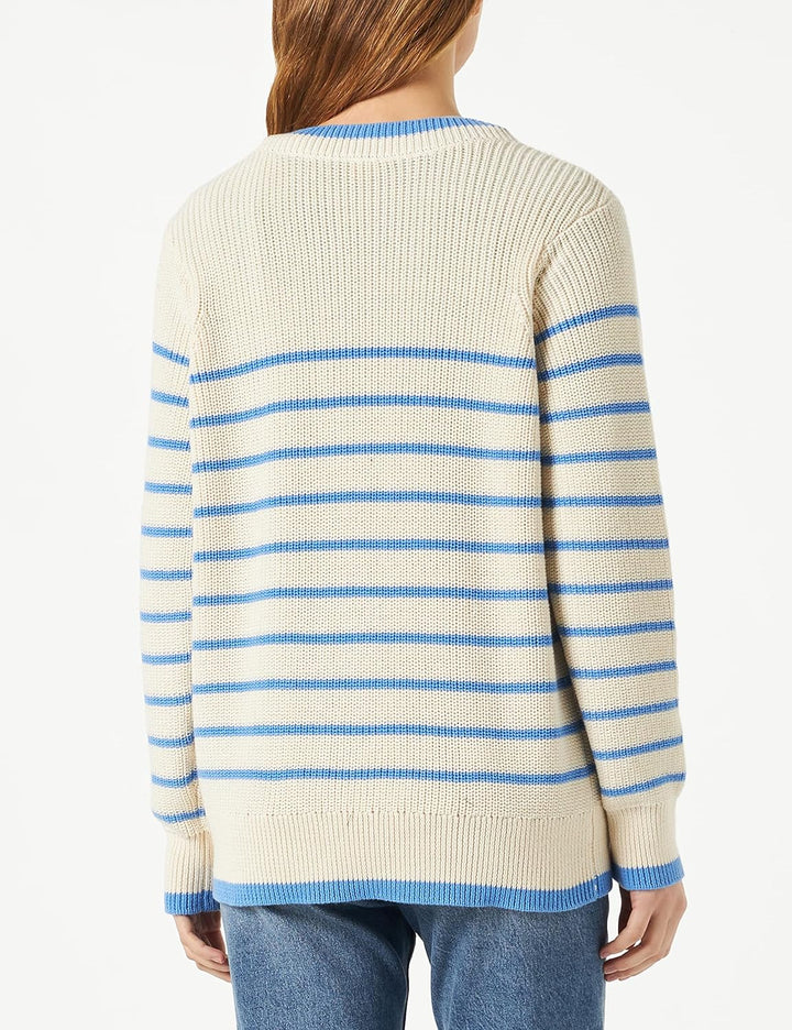 SOYACONCEPT Damen Strickjacke, Hellblau Kombi