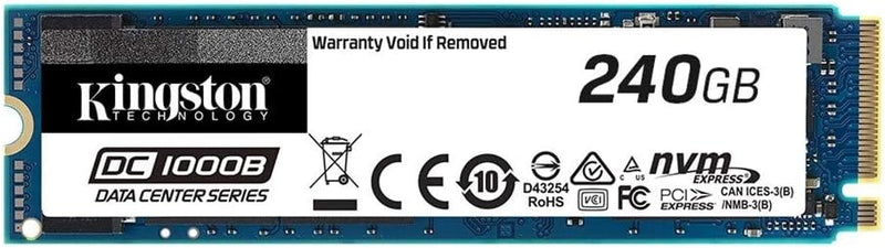 Kingston Data Center DC1000B (SEDC1000BM8/240G) Enterprise NVMe SSD 240GB M.2 2280, 240GB