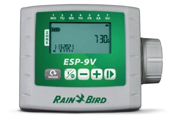 Rain Bird 2-Zonen-Bewässerungsprogrammator, batteriebetrieben, ESP9VI2 F48352