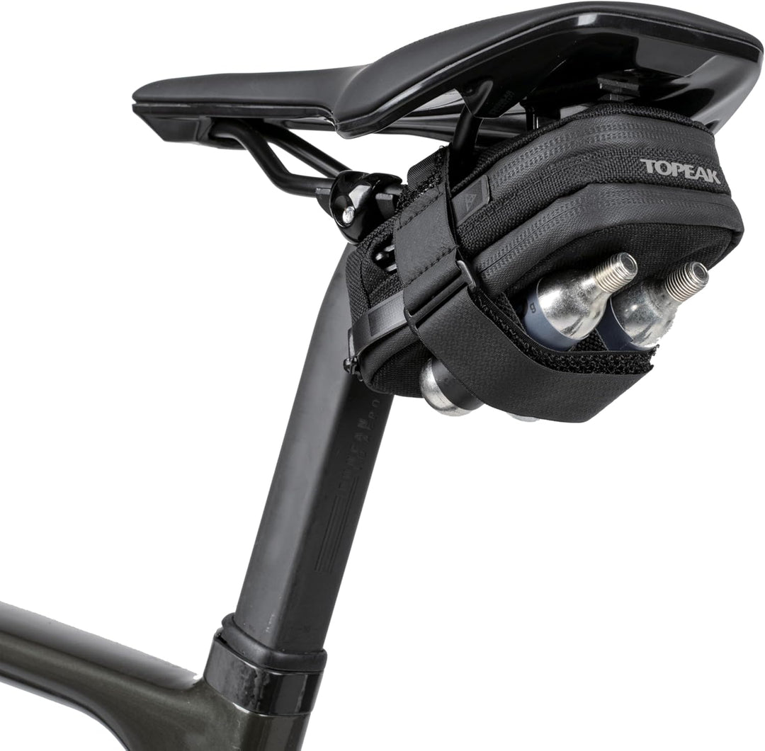 Topeak Elementa Seatbag Pro mit essentiellen Atrezzi, Schwarz