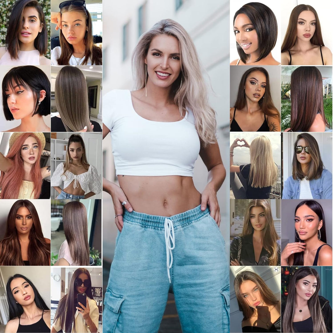 OKWRAP Haarglätter, Glätteisen Keratin, Lockenstab und Glätteisen 2 in 1, Haar Glatteisen 120-230°C,