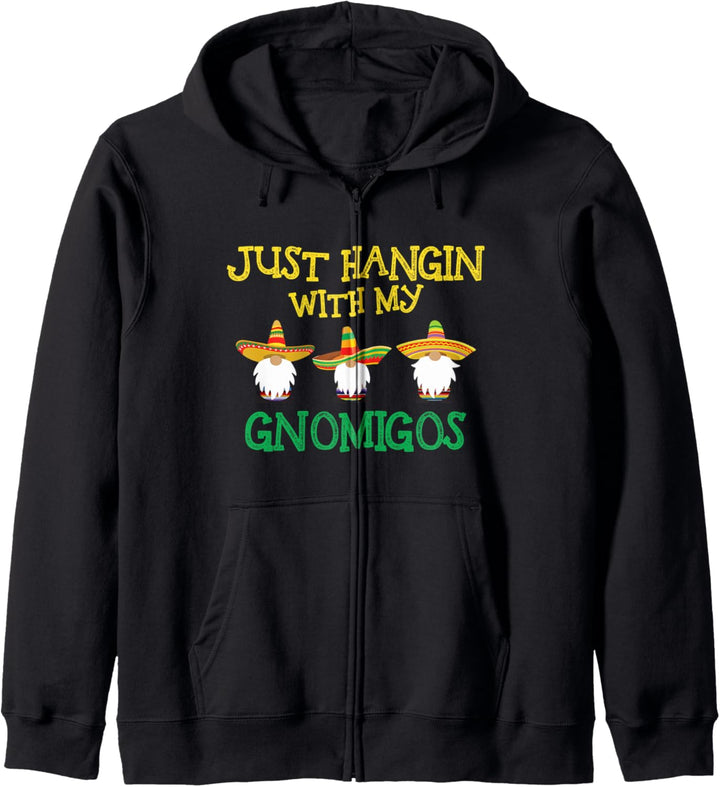 Cinco De Mayo 2021 - Hangin With My Gnomigos Gnome Mexican Kapuzenjacke