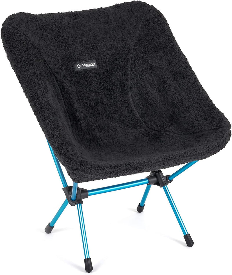 Helinox Fleece Seat Warmer | Wendbarer schwarzer Sitzwärmer für Helinox Chair One, Chair One Large,