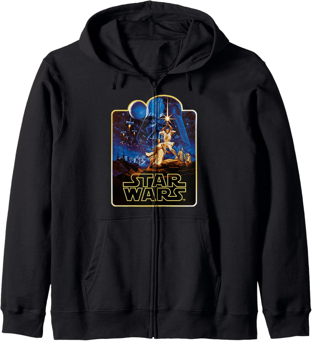 Star Wars A New Hope Movie Poster Kapuzenjacke