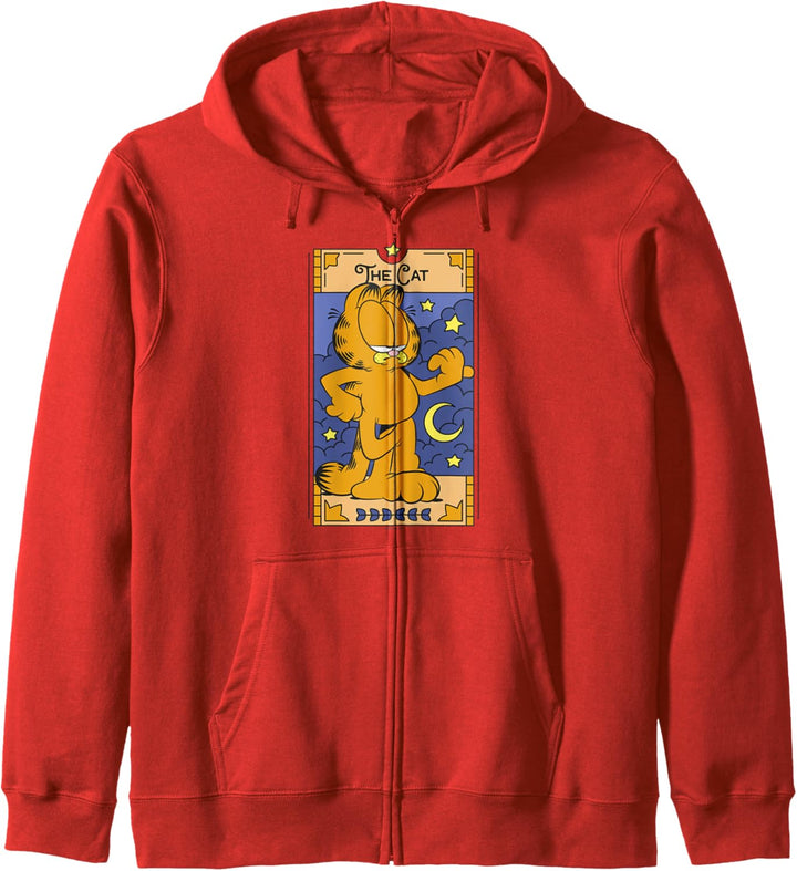 Garfield Halloween Tarot Card The Cat Kapuzenjacke