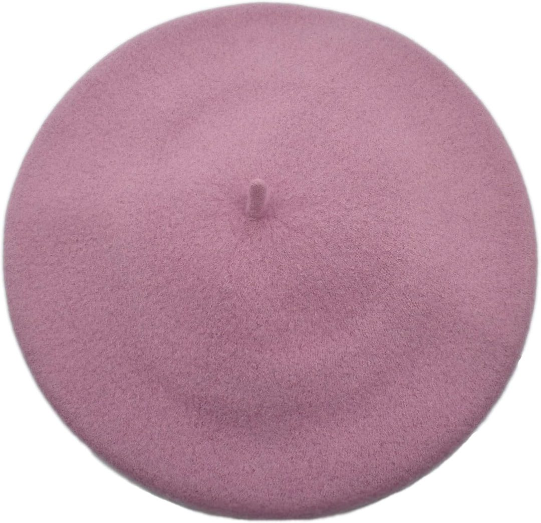 MELEGARI Baskenmütze für Damen, 100 % Wolle, Roma Beret, hergestellt in Italien Einheitsgrösse Altro