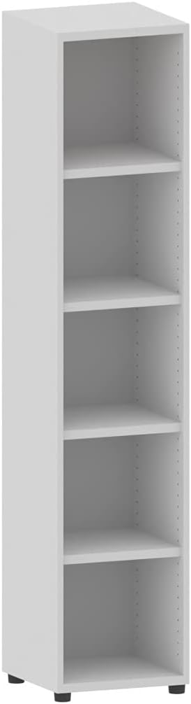 Aktenregal 5 Fächer versch. Farben | Büroregal 5 OH aus Holz | Büromöbel Ordnerregal Standregal H183