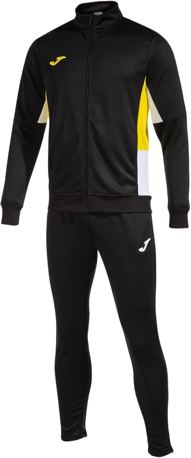 Joma Herren Trainingsanzug Mann Danubio Ii Trainingsanzug S Schwarz/Gelb/Weiss, S Schwarz/Gelb/Weiss