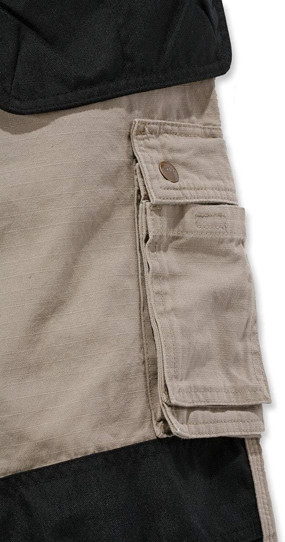 Carhartt Herren Ripstop-Hose mit Mehreren Taschen Hose (1er Pack) 32W / 28L Beige, 32W / 28L Beige