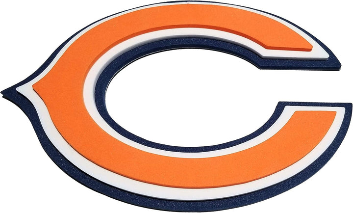 FanFave NFL Fanchain XXL Kette mit 3D Foam Anhänger Orange Einheitsgrösse, Orange Einheitsgrösse