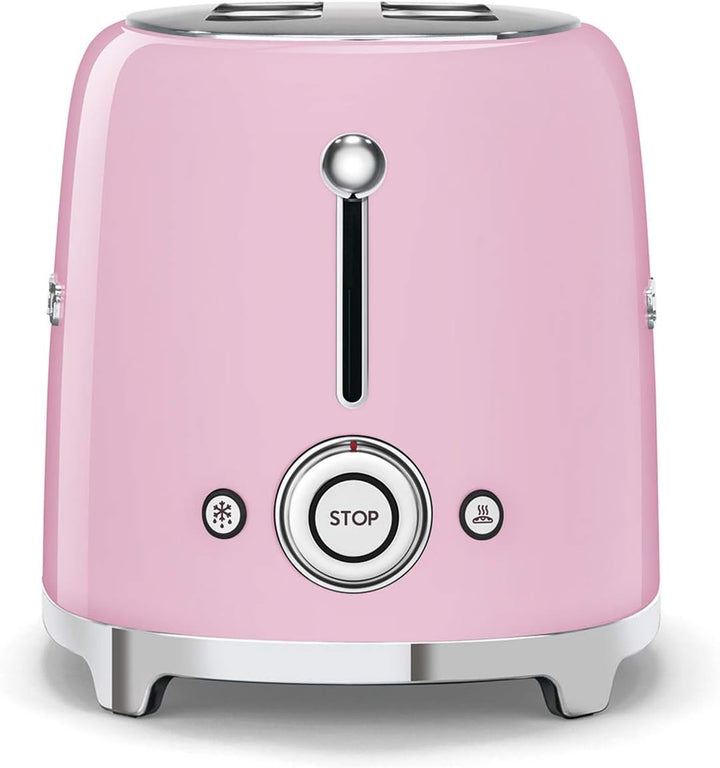 Smeg TSF01PKEU Toaster 2 Scheiben, cadillacpink, Rosa