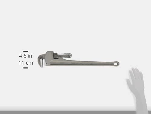 Alyco 111424 – Stillson-Schlüssel aus Aluminium, für Rohre mit 7,6 cm (3 Zoll), 600 mm 600 mm, 600 m