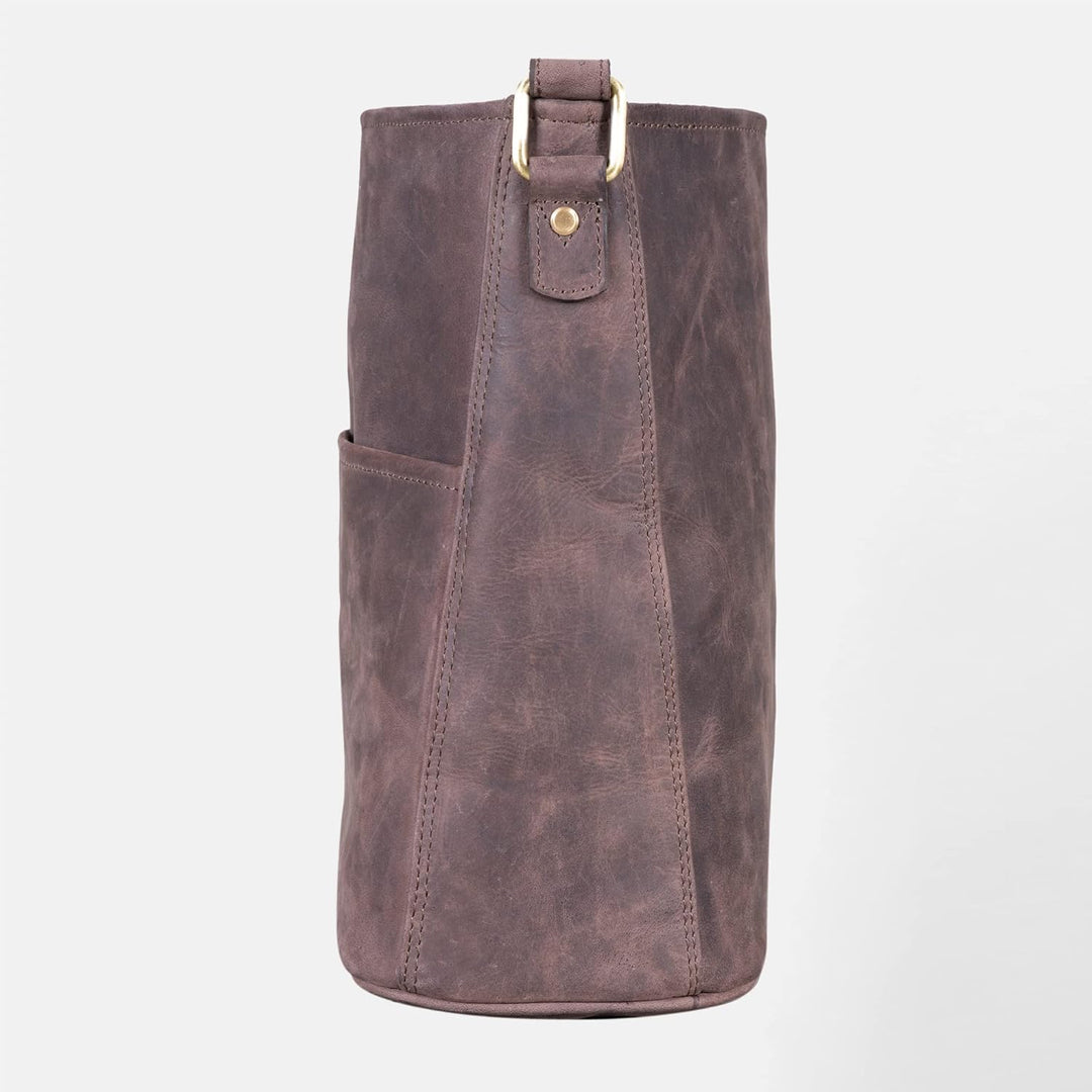 LEABAGS Leder Handtasche Damen I Premium Echtleder Umhängetasche I Schultertasche I Damentasche I Tr