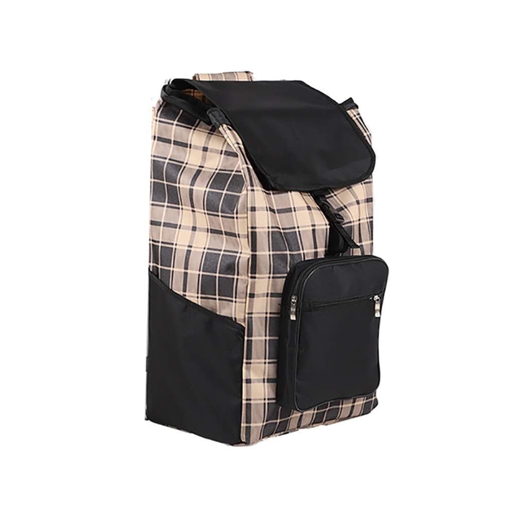 Faltbare Einkaufstasche Warenkorb Ersatztasche Warenkorb 45L Tasche mit Reissverschlusstasche Ersatz