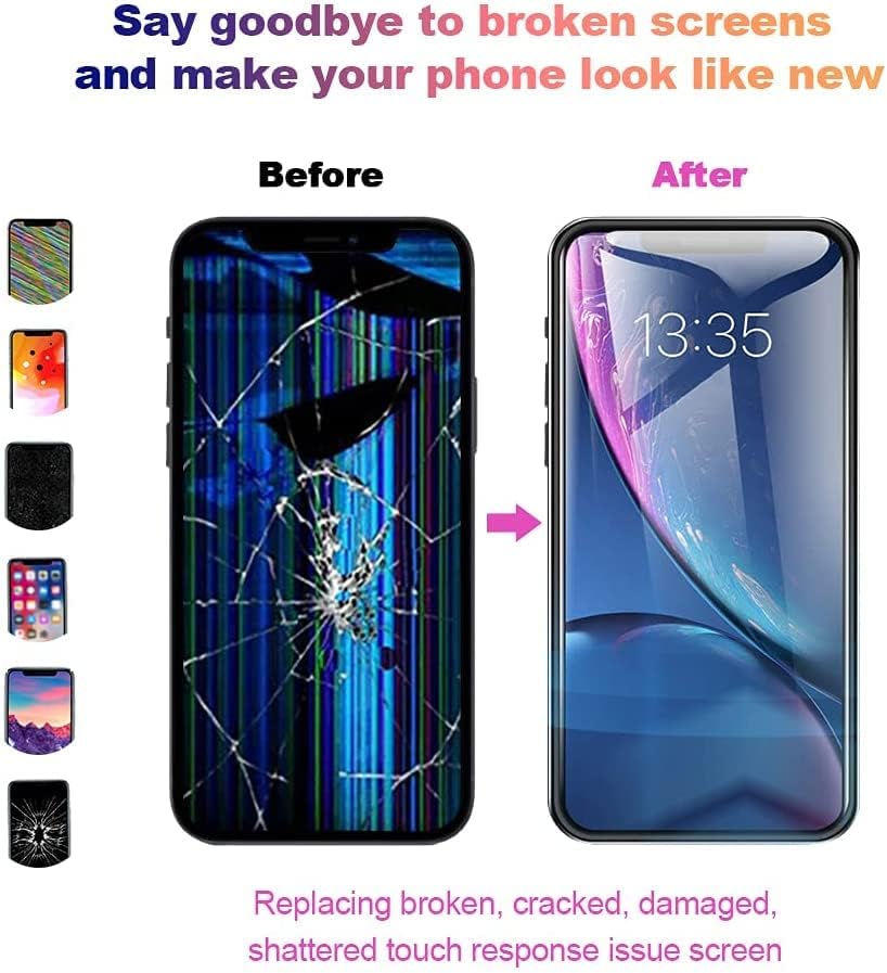 EFaith für iPhone 11 Display Ersatz Bildschirm 6.1 Zoll LCD Full HD 3D Touch Screen Digitizer Rahmen