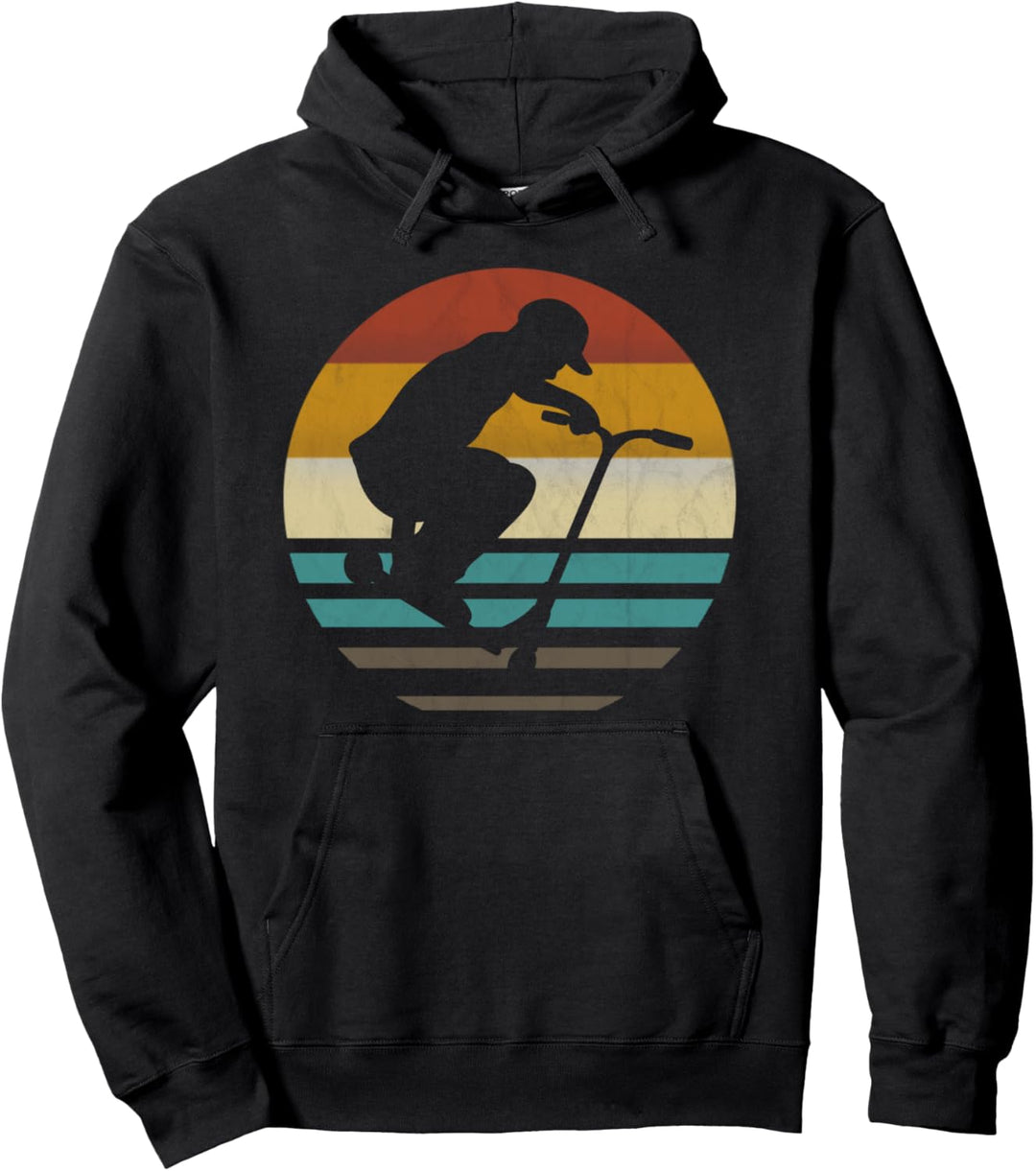 Stunt-Scooter Stunt-Scooter Tretroller retro vintage Pullover Hoodie