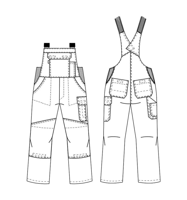 Latzhose Basic 94 Grün, 94 Grün