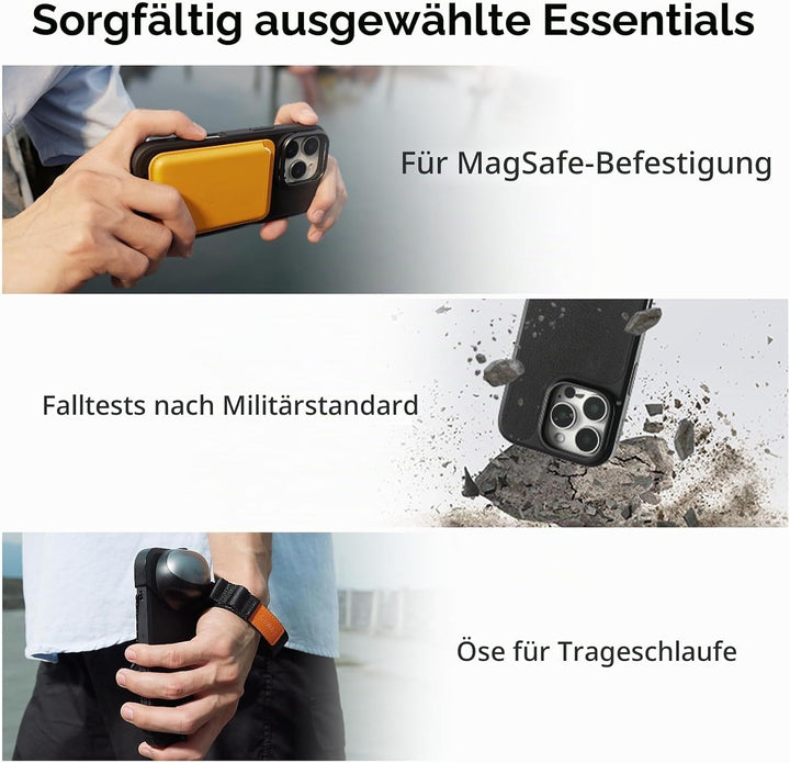 SMALLRIG FilMov Handyhüllen-Set für iPhone 16 Pro, leichte Fotohülle mit T-Mount-Objektivrückplatte/