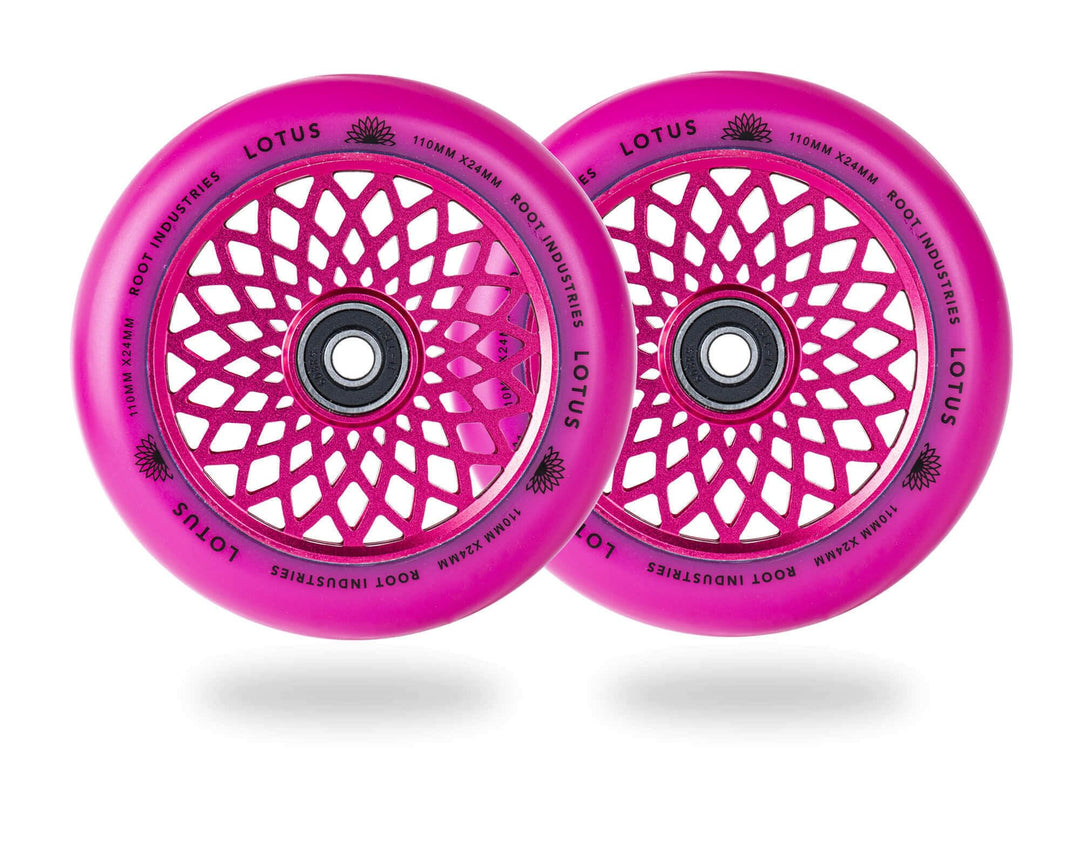 Root Unisex – Erwachsene Lotus Stunt Scooter-Räder 110 Radiant Pink, 110 Radiant Pink