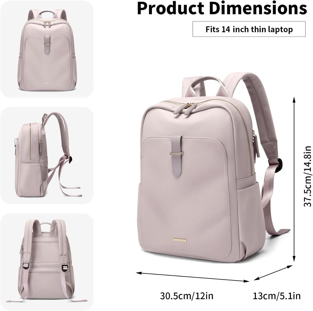 GOLF SUPAGS Laptop Rucksack Damen Elegant 14 Zoll Schulrucksack Herren Tagesrucksack Wasserdicht Sch