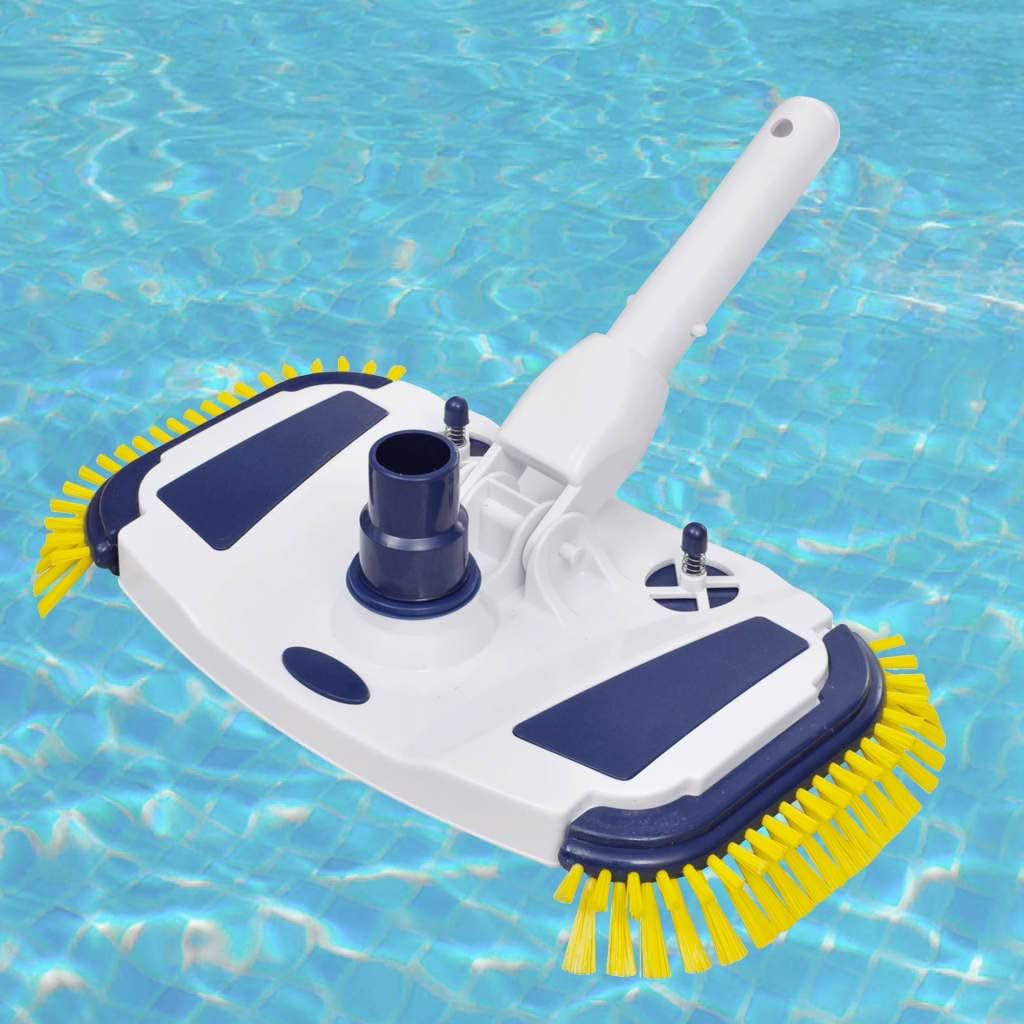 Poolsauger-Bürste für Bodenreinigung, 32/38 mm Schlauchanschluss, Pool Reinigungsbürste mit 7 untere
