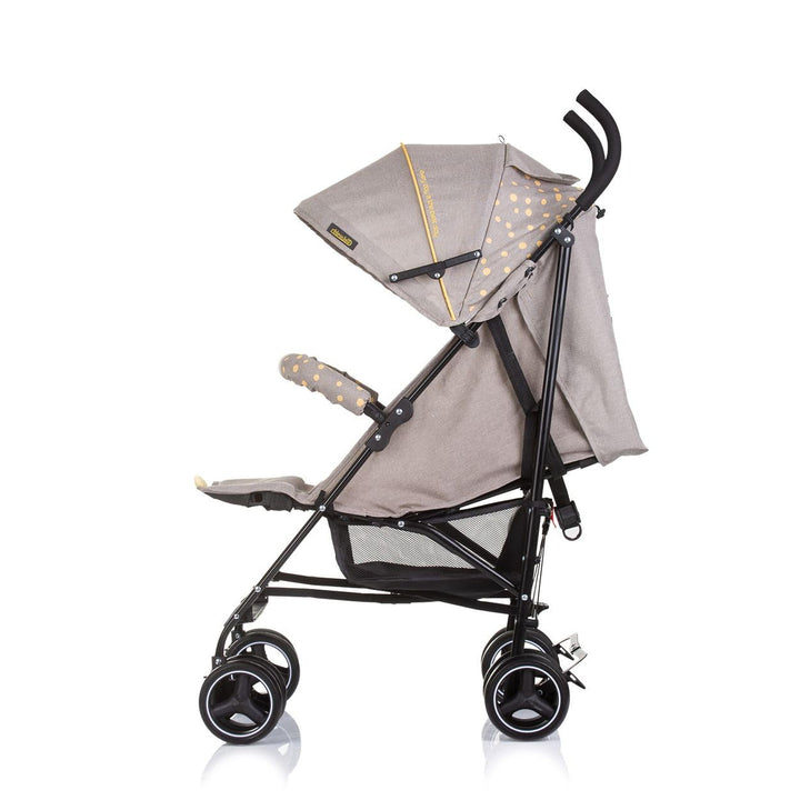 Chipolino Kinderwagen Milano Buggy bis 22 kg, Rückenlehne verstellbar, faltbar hellgrau, hellgrau