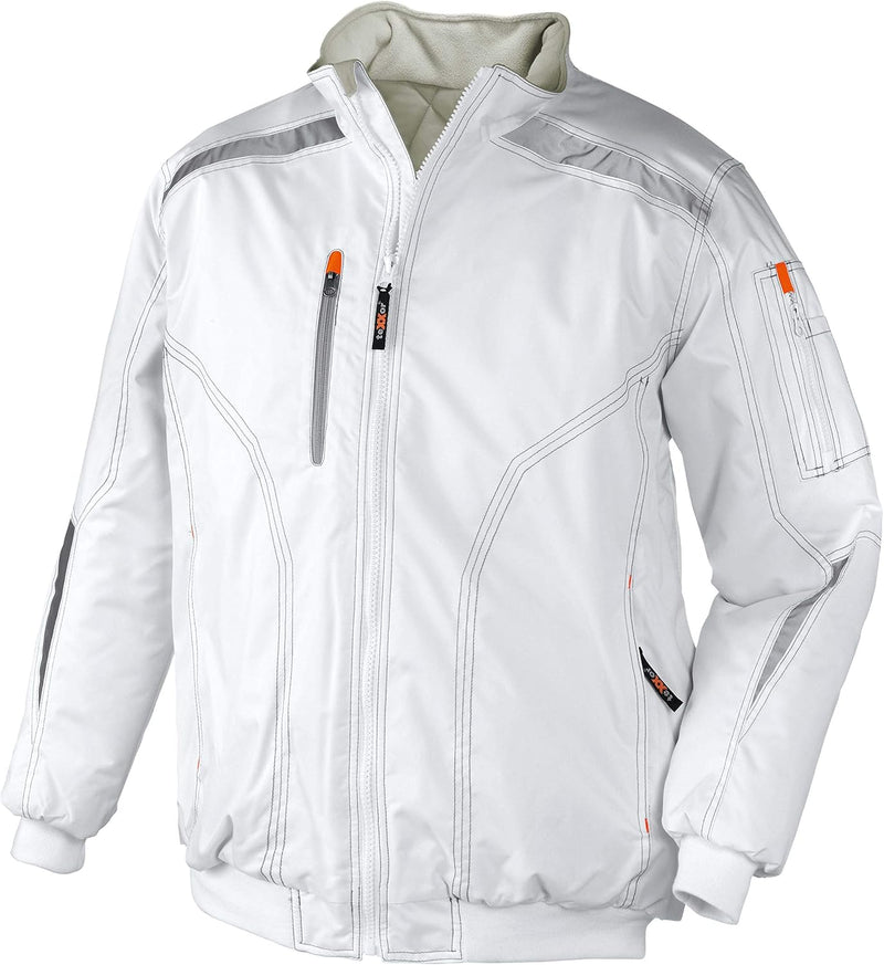 teXXor 4184-S Pilotenjacke "Fjord", Grösse S, Weiss S Weiss, S Weiss