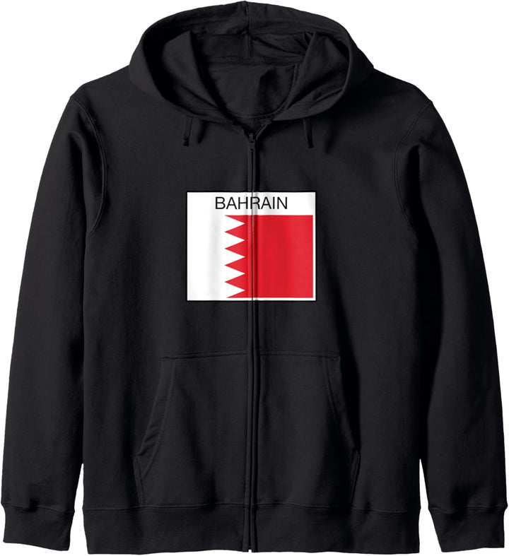 Bahrain Flagge - Kultur und Menschen Kapuzenjacke