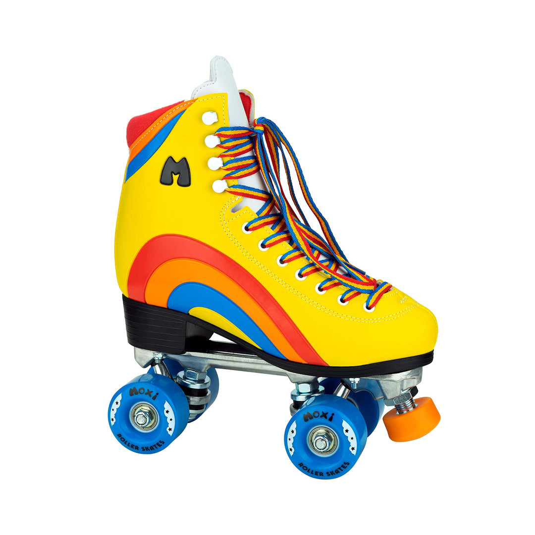Moxi Skates – Regenbogenreiter – Lustige und modische Rollschuhe für Damen 9 Sonnenschein Gelb, 9 So