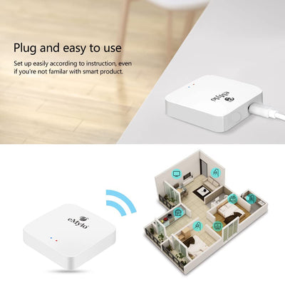eMylo 3.0 ZigBee Gateway Tuya Smart ZigBee Hub Drahtloses Fernsteuerungs Gateway Smart ZigBee Gatewa