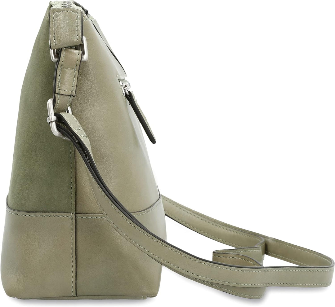 Picard Damen Schultertasche SAFARI aus Velour Klein | mit Reissverschluss | Schultertasche | Alltag,