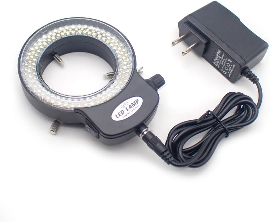 Toplionace Einstellbare Mikroskop Lichtquelle LED Ringlicht Industrielle Lichtquelle 144 Lampenperle