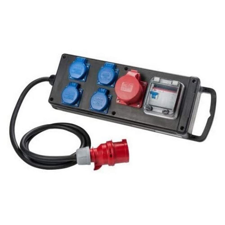 SIROX® Vollgummi Verteilerbox "GOTHA" mit FI-Schalter