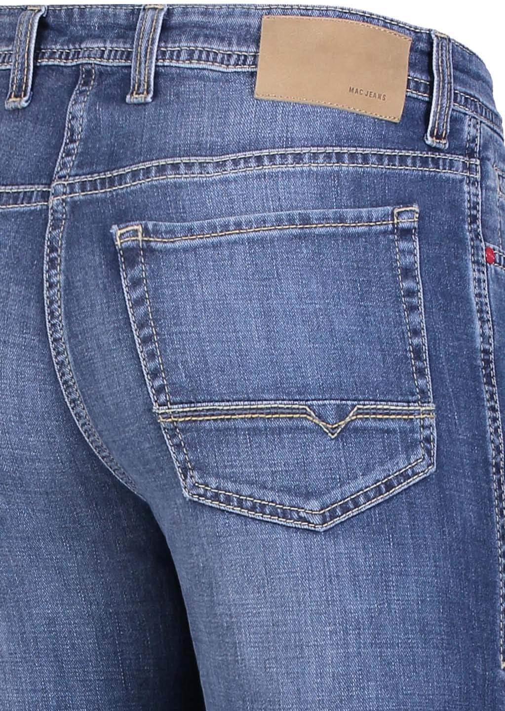 MAC Jeans Herren Arne Hose 35W / 30L Authentische 3d-wäsche H690 Dunkelblau, 35W / 30L Authentische