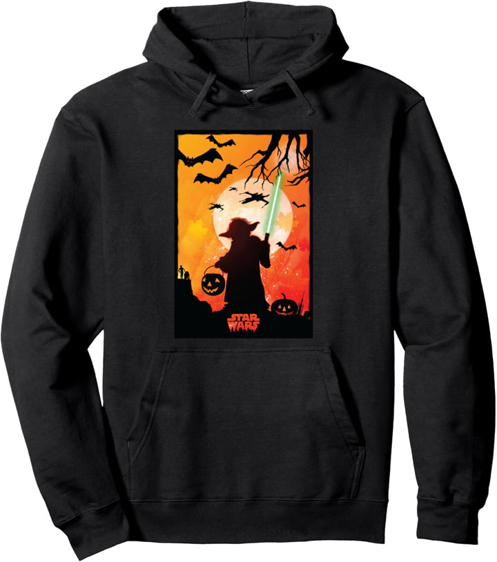 Star Wars Yoda Silhouette Halloween Pullover Hoodie