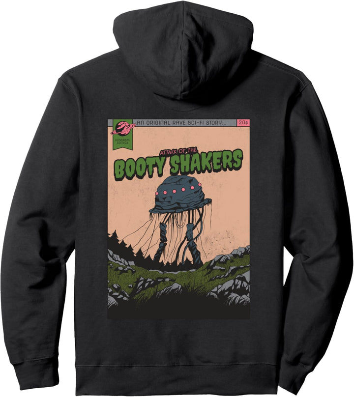 Sci Fi Rave UFO DnB Music Liquid Junglist EDM Drum und Bass Pullover Hoodie