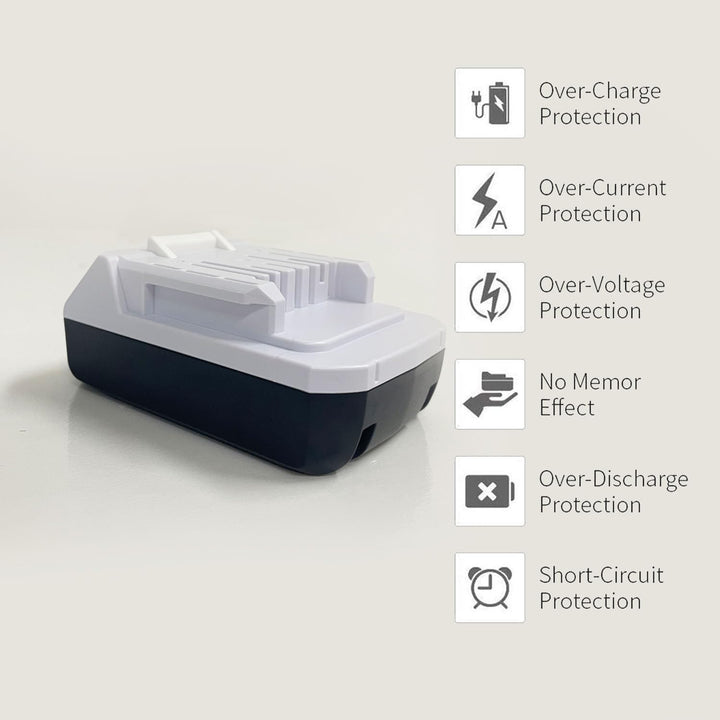 FengWings® 18V 2.0Ah BL1813G Akku + Ladegerät DC18WA Ersetzen für Makita G-Series Tool Battery BL182