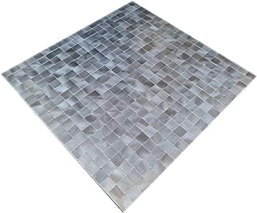 Mosaikfliese Selbstklebende Mosaike metall Fliesenspiegel Wand Küche MOS200-4M15_f