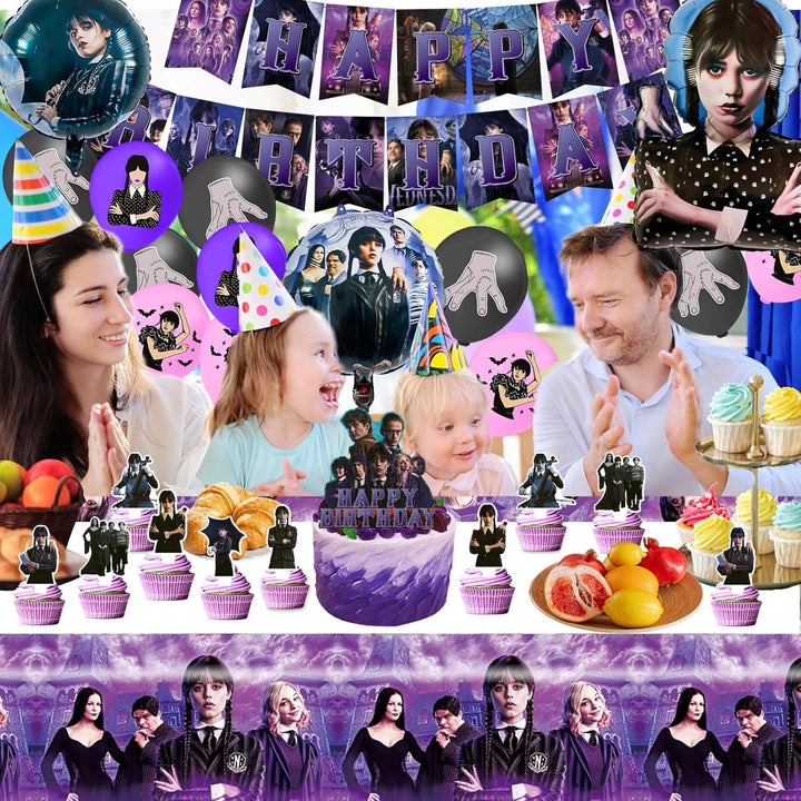 Kindergeburtstag Party Deko, 36 PCS Geburtstag Dekoration, Partyset Kindergeburtstag mit Happy Birth