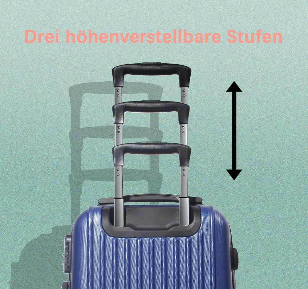 Nilpferd Handgepäck Koffer Reisekoffer mit Rollen Trolley Handgepäck Trolley Rollkoffer Sicherheit Z