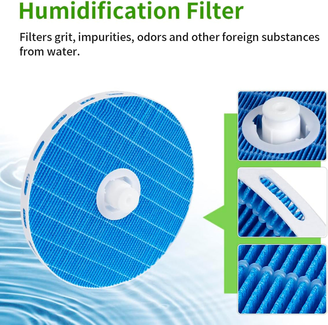 WuYan Ersatz-Luftreiniger-Luftbefeuchter-Filter+Baumwollfilter Kompatibel mit Philips HU5930 HU5931,