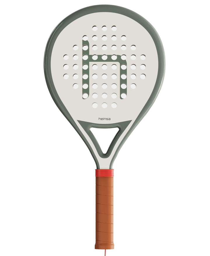 heinsa Carbon Padel Schläger mit Kanten Schutzband | Padel Tennisschläger für anspruchsvolle Spieler