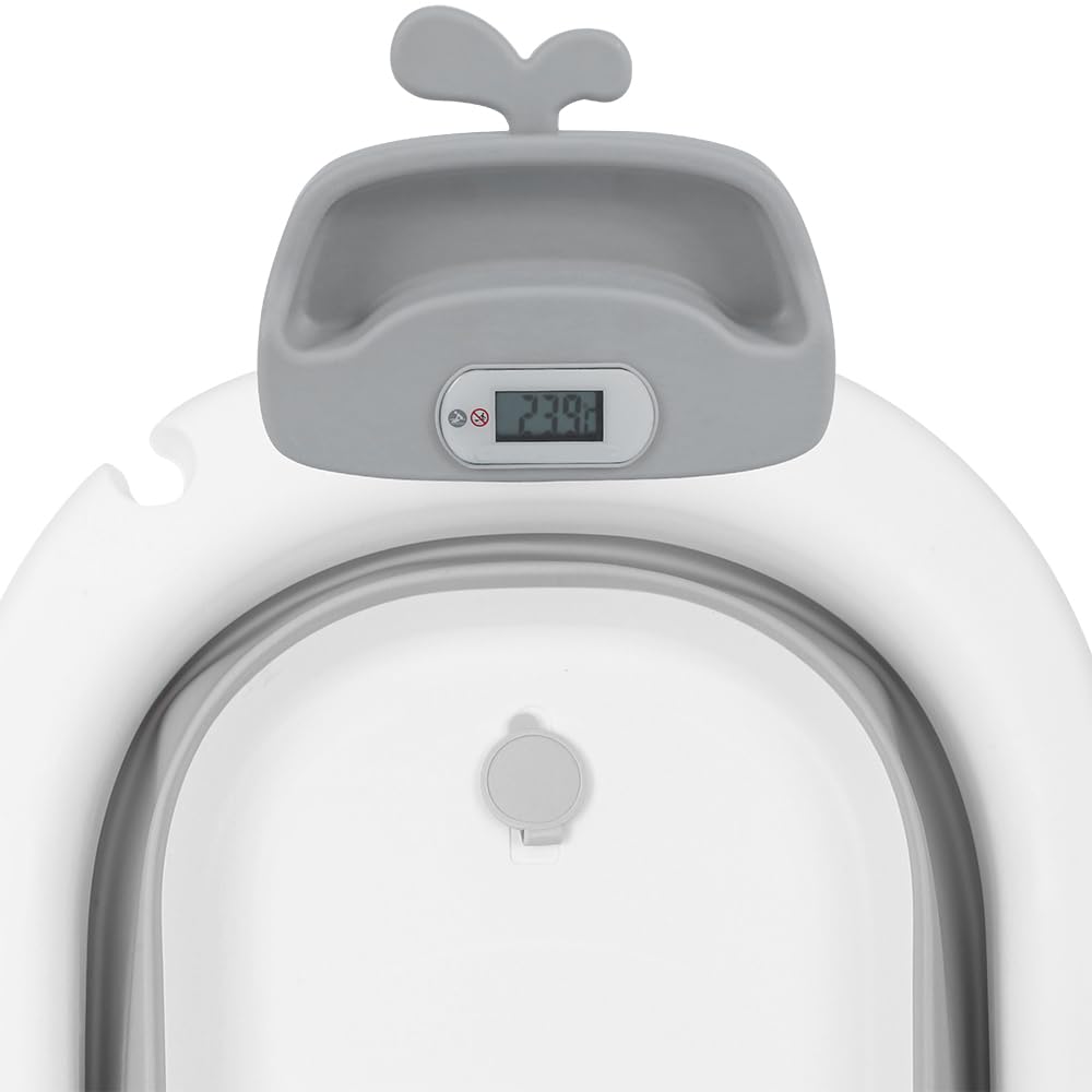 Faltbare Babybadewanne, geeignet für Babys von 0 bis 36 Monaten, ergonomisch und platzsparend, Babyw