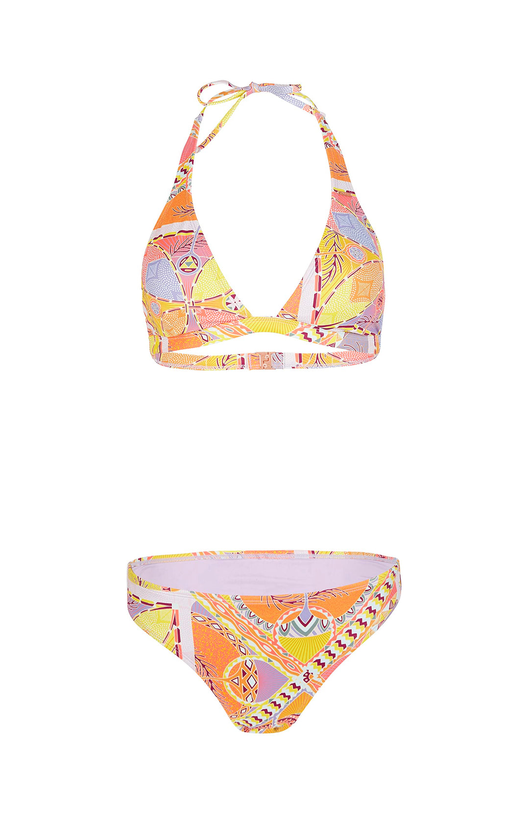 O'Neill Damen Marga-Rita Set Bikini, 32013 Yellow Scarf Print
