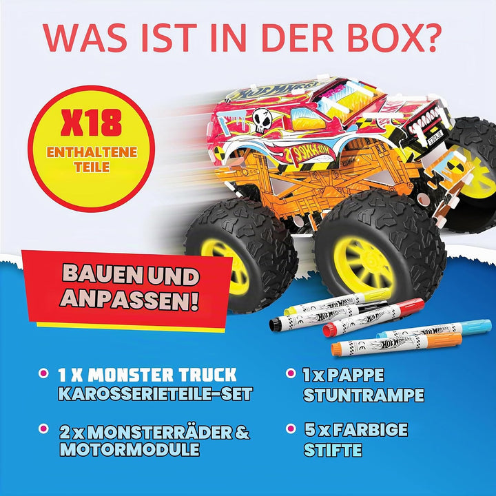 Bladez Monster Trucks Maker Kitz mit Markern, Monster Truck