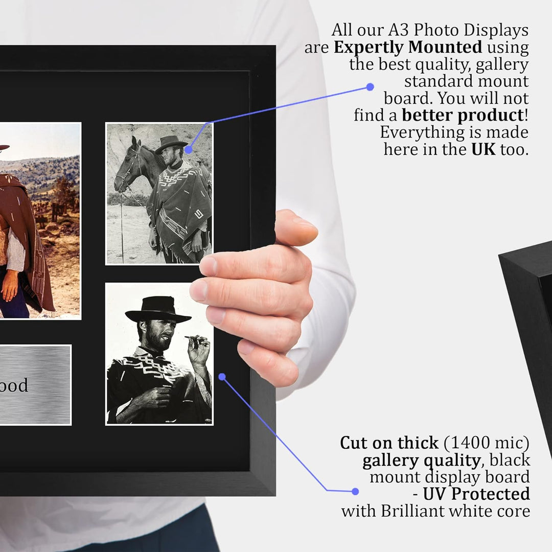 HWC Trading FR A3 Clint Eastwood Geschenke Gedruckt, Signiert Autogramm Bild Für Film-Erinnerungsstü