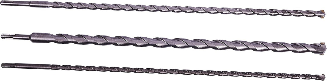 Am-Tech 3 Stück 600 mm sds Drill bit Set, E0692 Size 600mm, Size 600mm