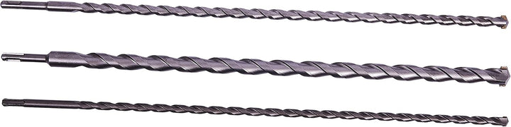 Am-Tech 3 Stück 600 mm sds Drill bit Set, E0692 Size 600mm, Size 600mm