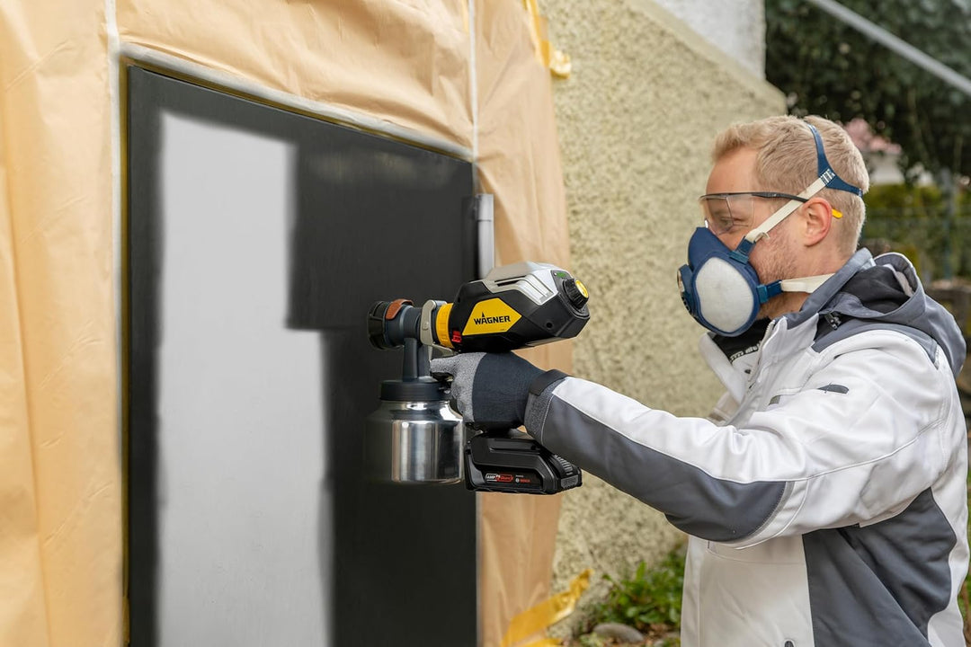 WAGNER FinishControl 4000 18V FineSpray Kit - das Mobile XVLP Akku-Farbsprühsystem inkl. Akku FC 400
